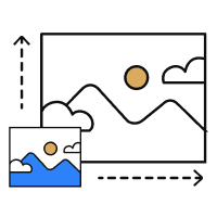 ปรับขนาดรูปภาพ